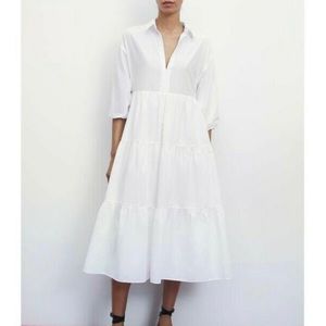 Zara Tiered Midi Dress
